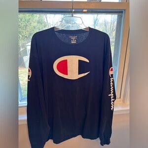 Champion Black Long Sleeve Shirt